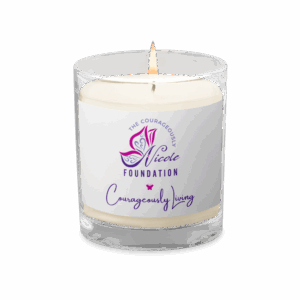 Wax Candle Glass Jar