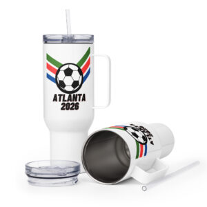 ATL Soccer Travel mug with a handle