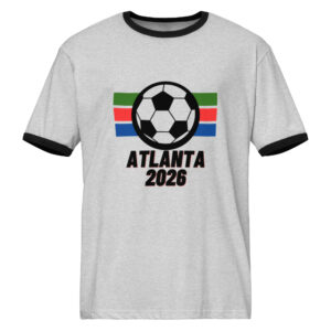 Atlanta Soccer Unisex ringer t-shirt
