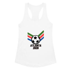 ATL Soccer Women’s fitted racerback tank top